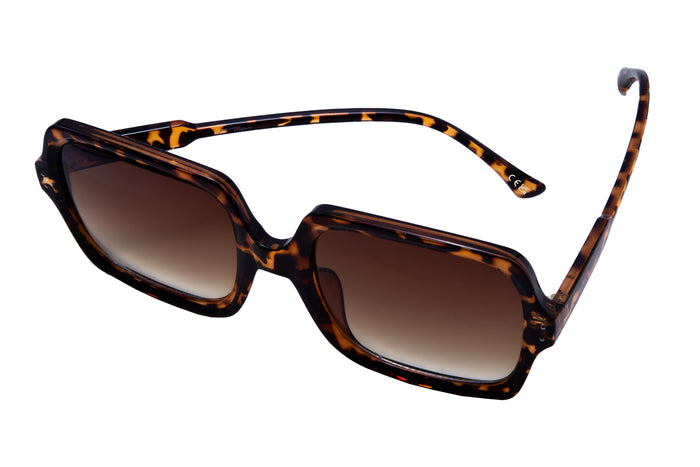 Jeepers Peepers SQUARE FRAME IN TORT WITH BROWN LENSES