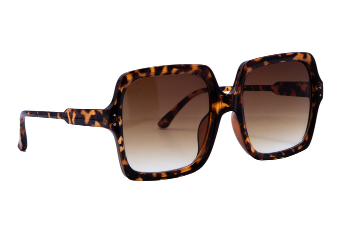 jeepers peepers SQUARE FRAME IN TORT WITH BROWN LENSES