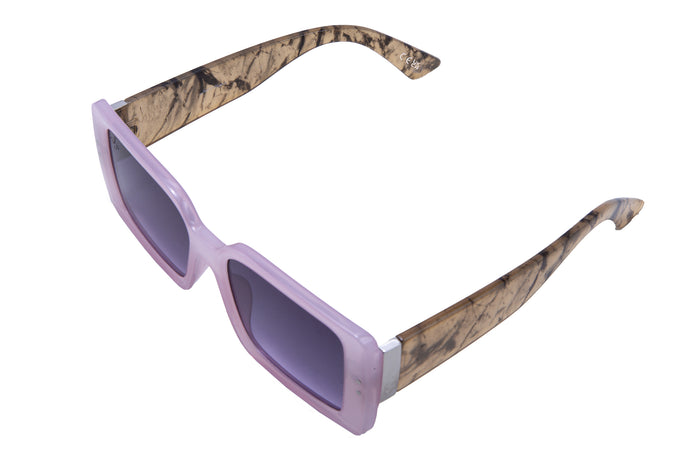 Jeepers Peepers SQUARE LILAC FRAME WITH TORT TEMPLES