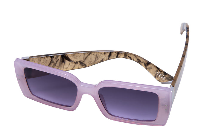 Jeepers Peepers SQUARE LILAC FRAME WITH TORT TEMPLES