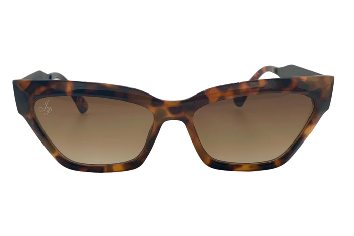 Jeepers Peepers TORT CATEYE FRAME WITH BROWN LENSES