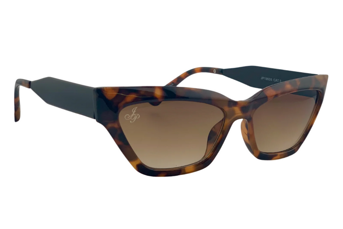 jeepers peepers TORT CATEYE FRAME WITH BROWN LENSES