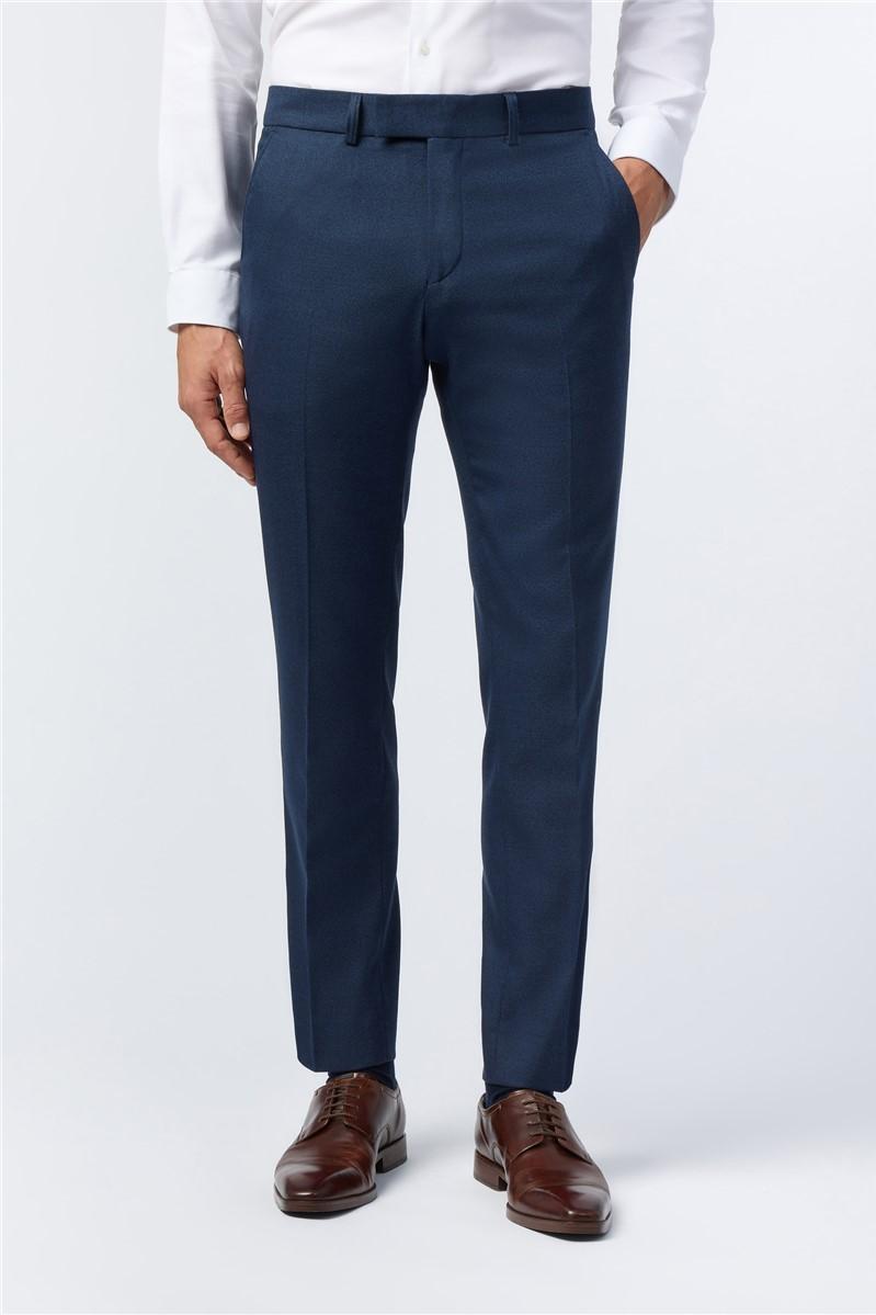 Jeff Banks Navy Texture Stretch Waistcoat