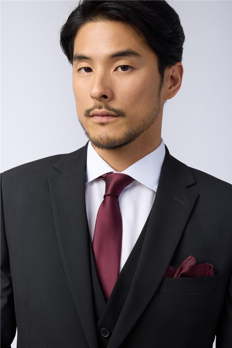 Jeff Banks Regular Fit Black Stretch Trousers