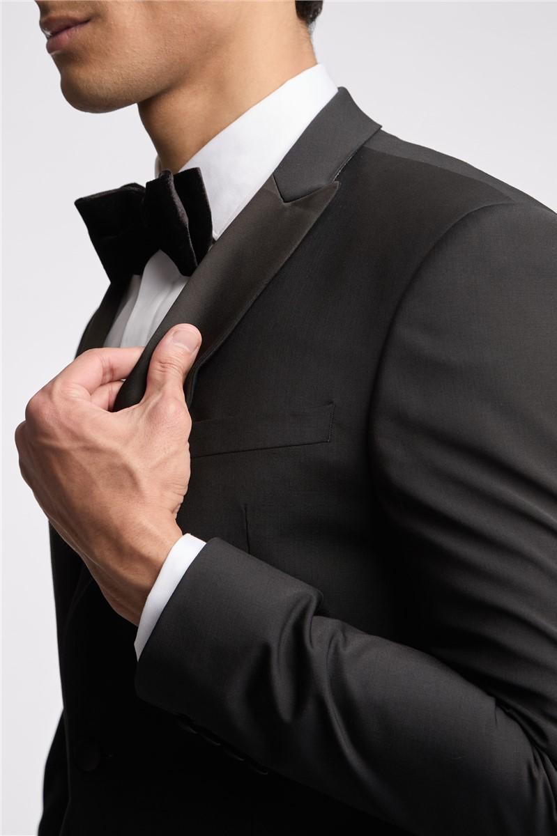 Jeff Banks Slim Fit Black Tuxedo