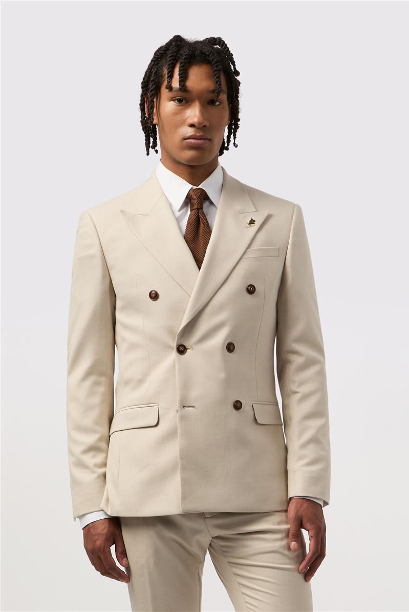 Jeff Banks Slim Fit Blake Ecru Trousers