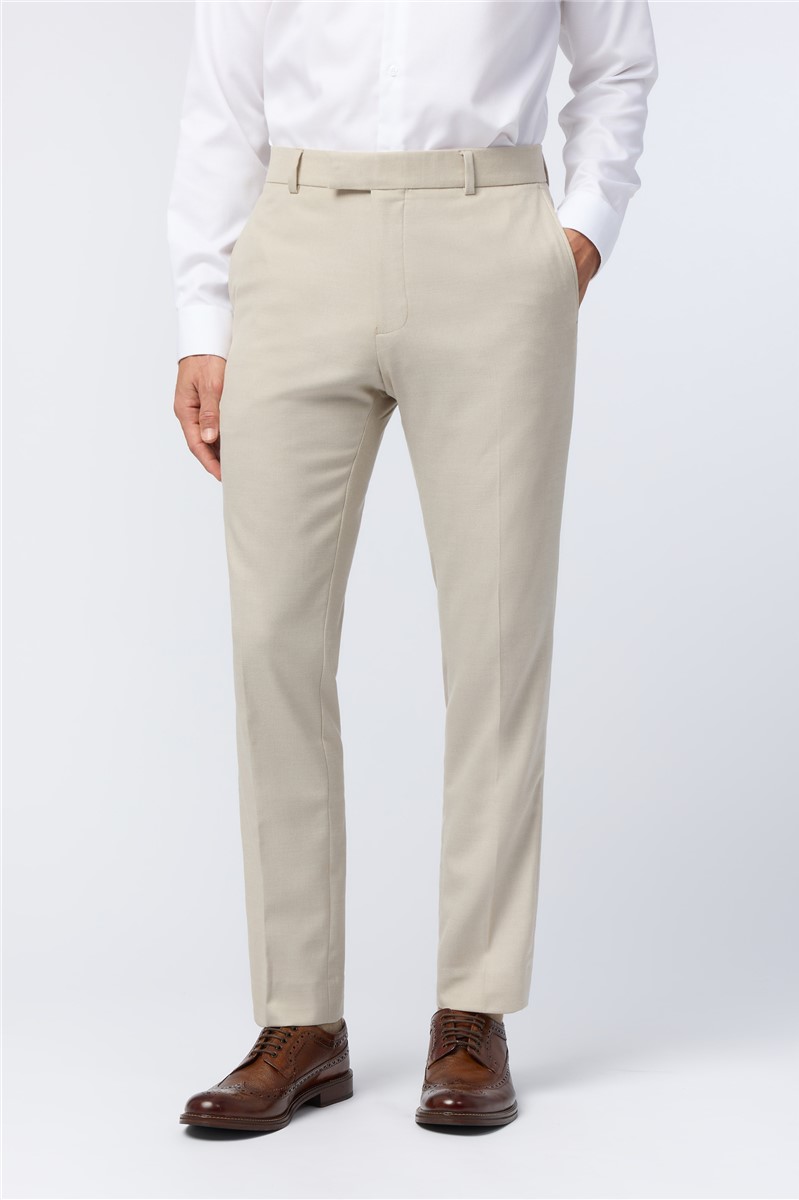 Jeff Banks Slim Fit Blake Ecru Waistcoat