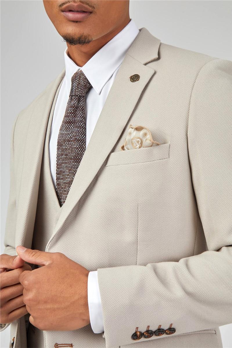 Jeff Banks Slim Fit HM5 Stone Suit