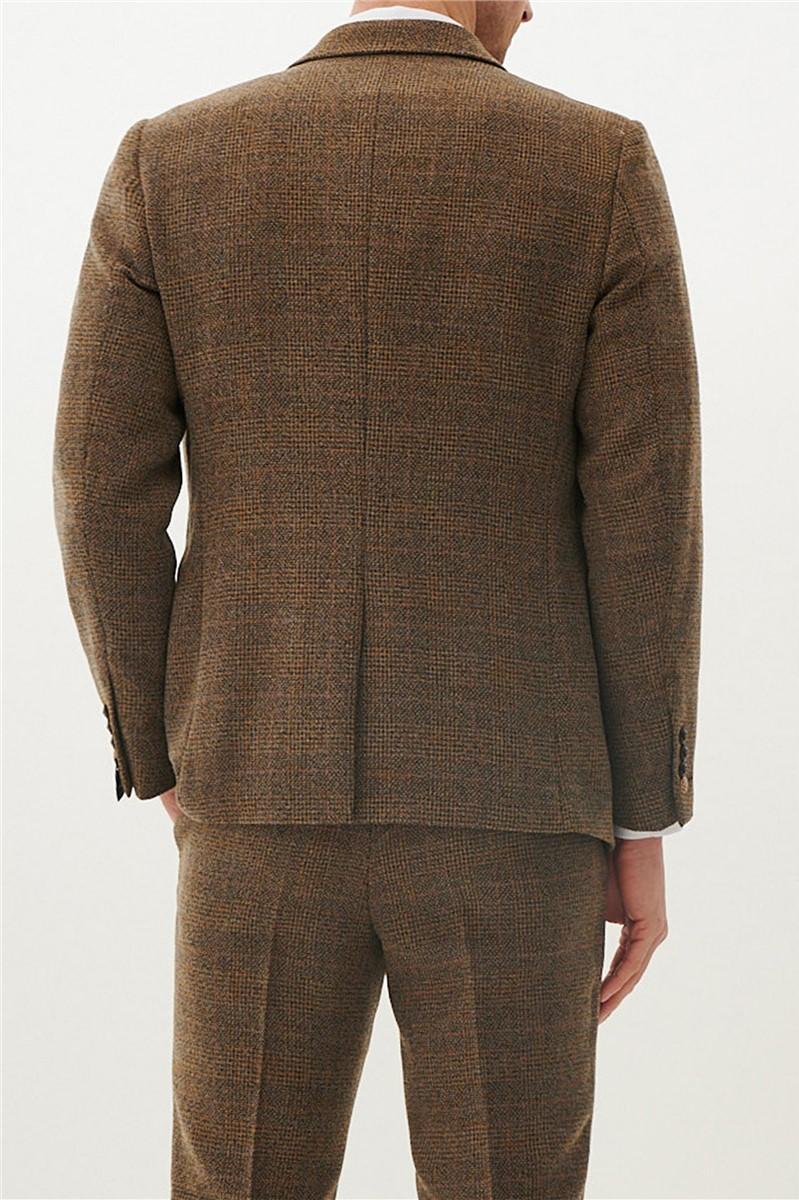 Jeff Banks Slim Fit Kris Tan Tweed Jacket