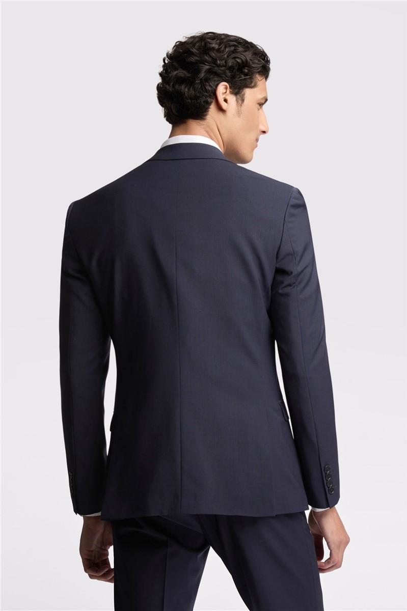 Jeff Banks Slim Fit Navy Panama Suit
