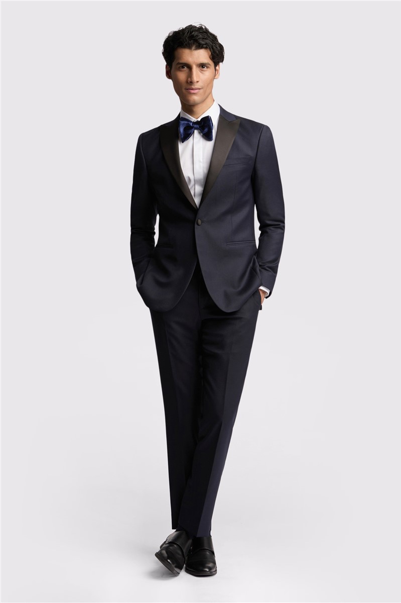 Jeff Banks Slim Fit Navy Tuxedo