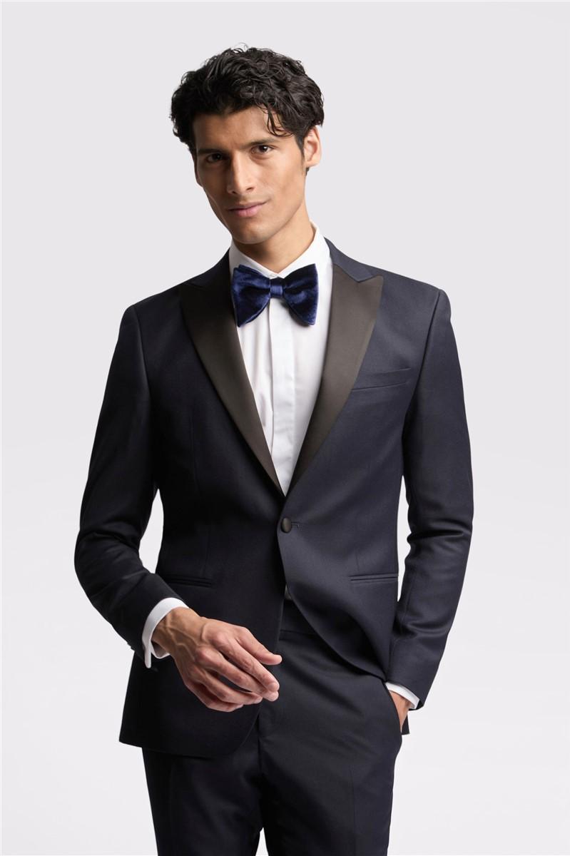 jeff banks Slim Fit Navy Tuxedo