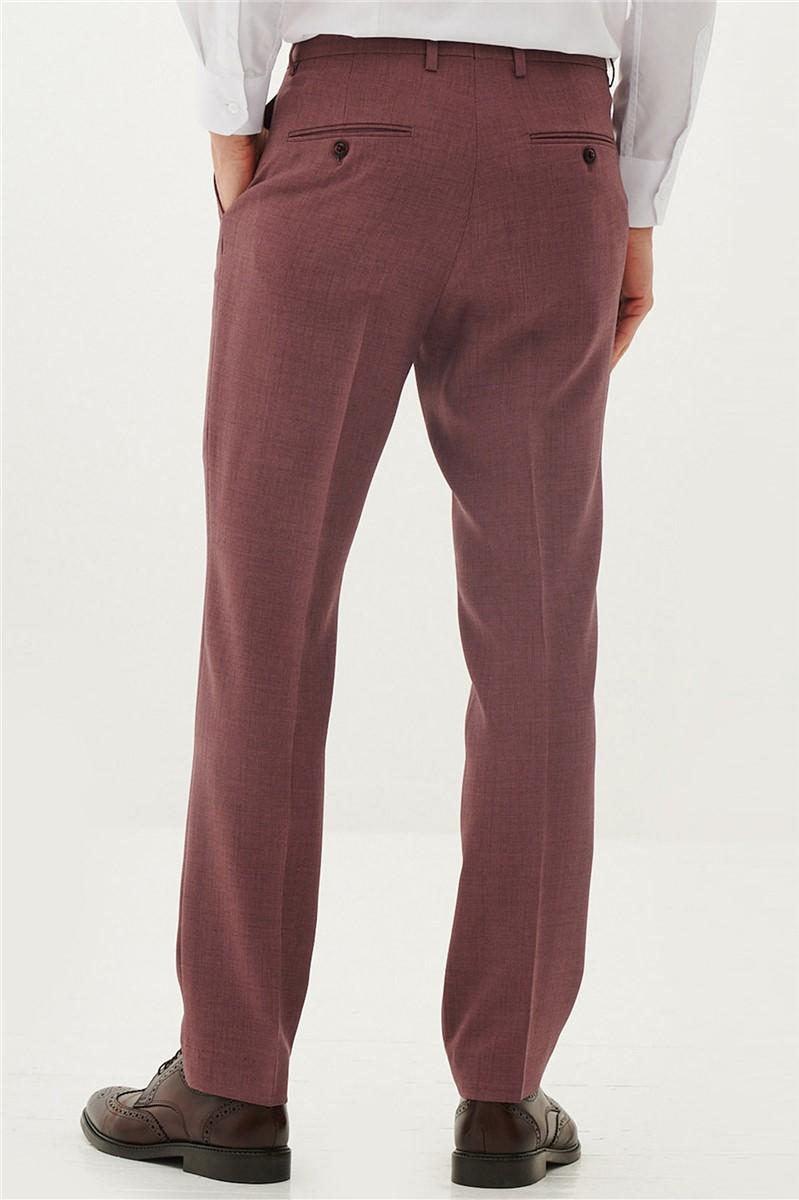 Jeff Banks Tailored Fit Monty Mauve Trouser
