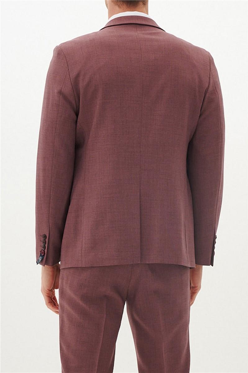 Jeff Banks Tailored Fit Monty Mauve Trouser