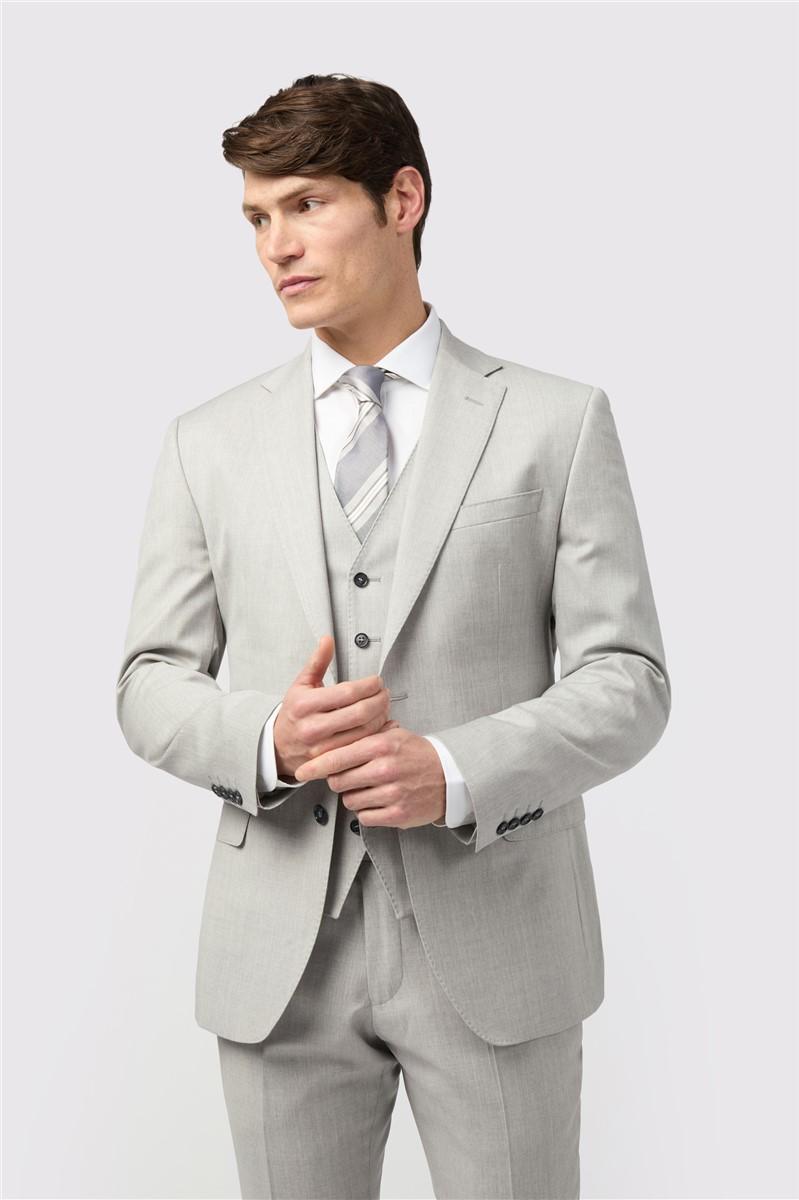jeff banks Tailored Fit Italian Super 110's Grey Twill Suit