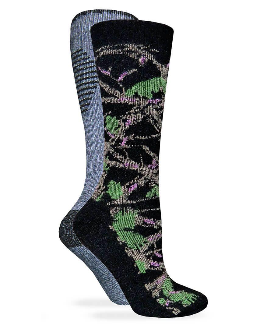 jefferies socks Carolina Ultimate Camo Merino Wool Blend Crew Boot Socks 2 Pair Pack