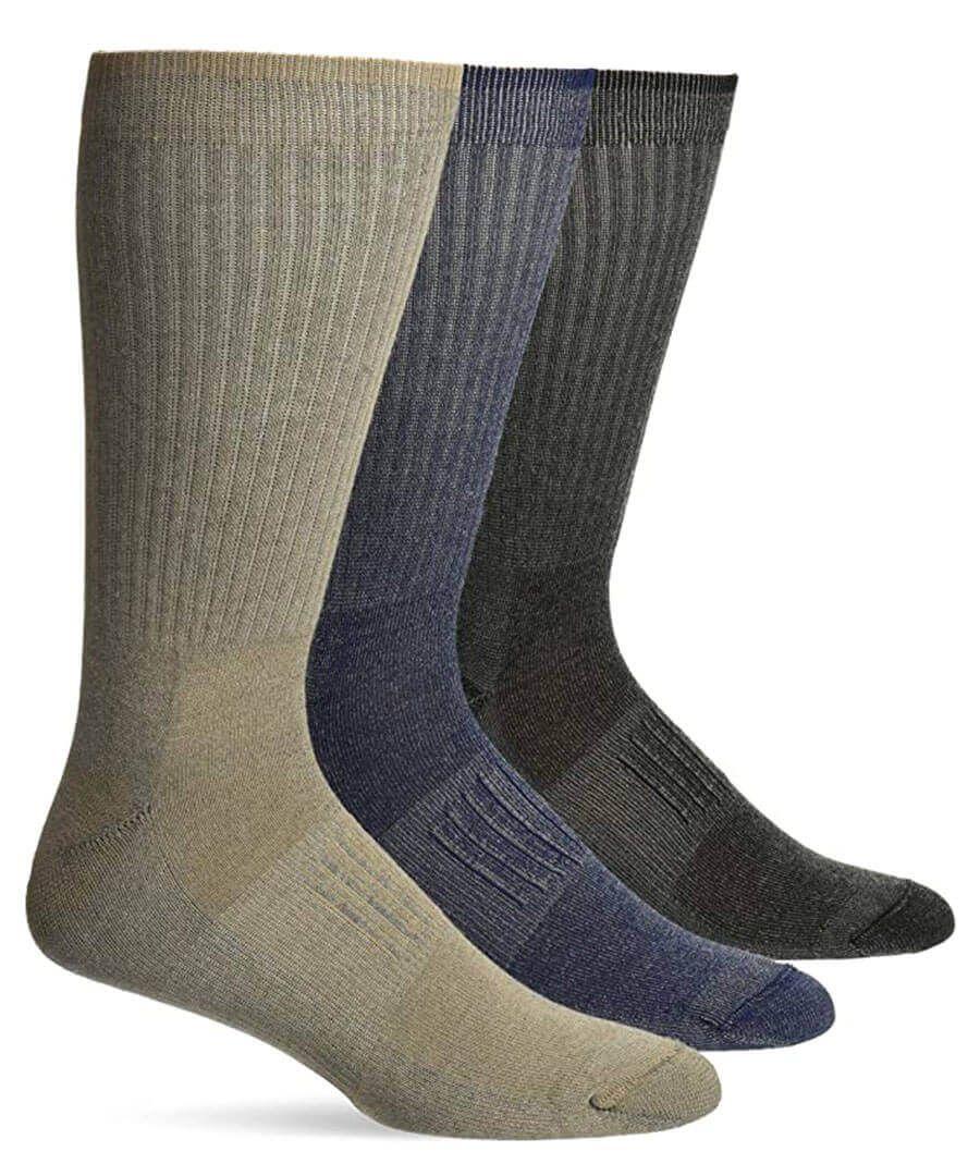 jefferies socks Carolina Ultimate Ultra-Dri Cushion Crew Boot Socks 3 Pair Pack