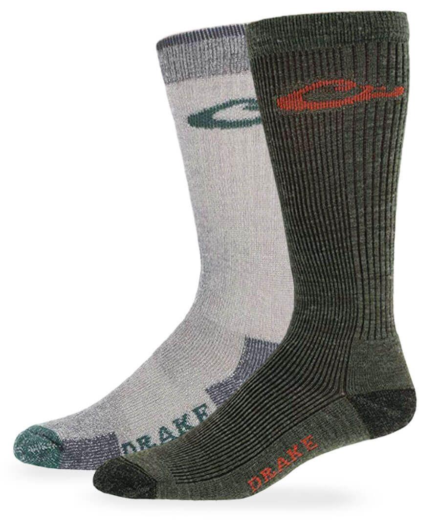jefferies socks Drake 80% Merino Wool Crew Boot Sock System 2 Pair Pack