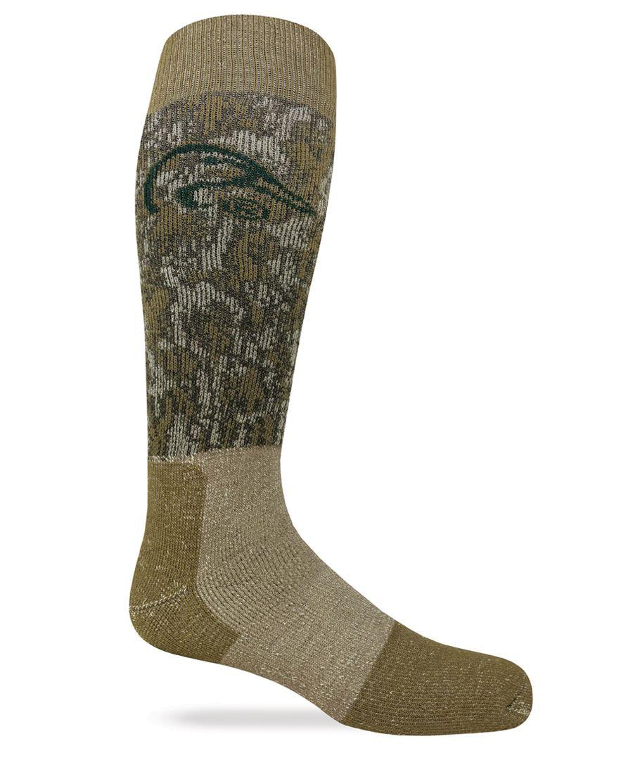 jefferies socks Ducks Unlimited Mossy Oak Bottomland Merino Wool Full Cushion Camo Tall Boot Socks 1 Pair