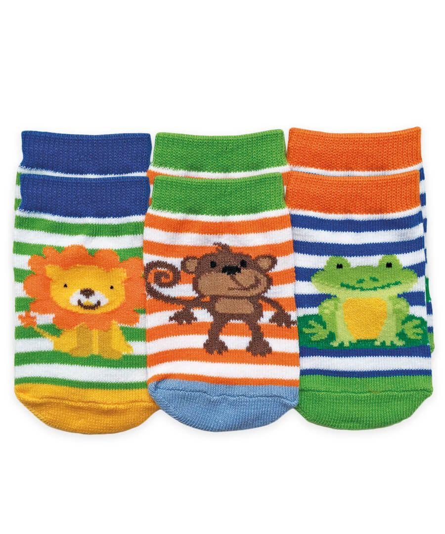 jefferies socks Jefferies Socks Animal Crew Socks 3 Pair Pack