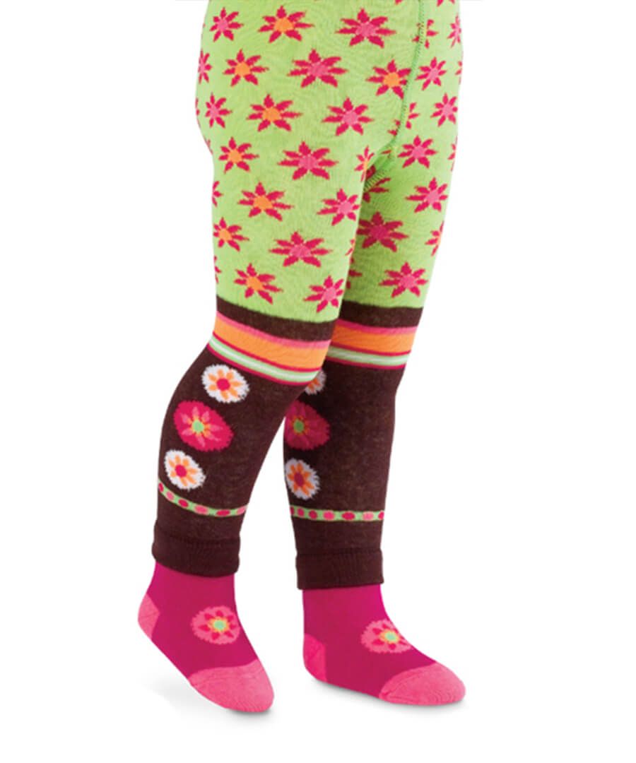 jefferies socks Jefferies Socks Blossom Flower Pattern Tights 1 Pair
