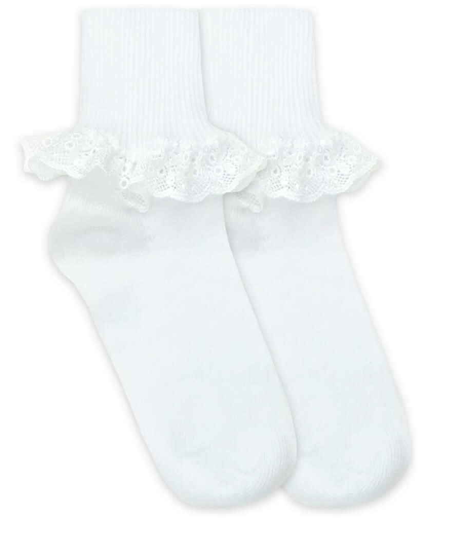 jefferies socks Jefferies Socks Chantilly Lace Turn Cuff Socks 1 Pair