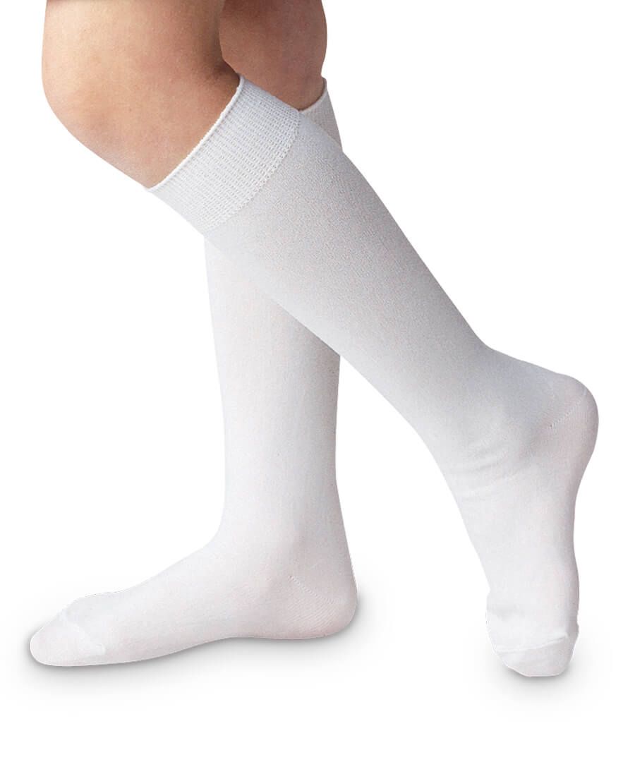 jefferies socks Jefferies Socks Classic White Nylon Knee High Socks 1 Pair