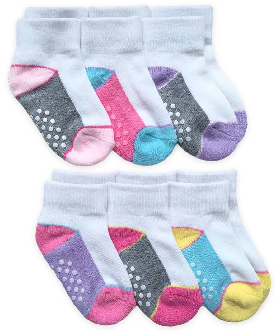 jefferies socks Jefferies Socks Color Block Half Cushion Quarter Socks 6 Pair Pack