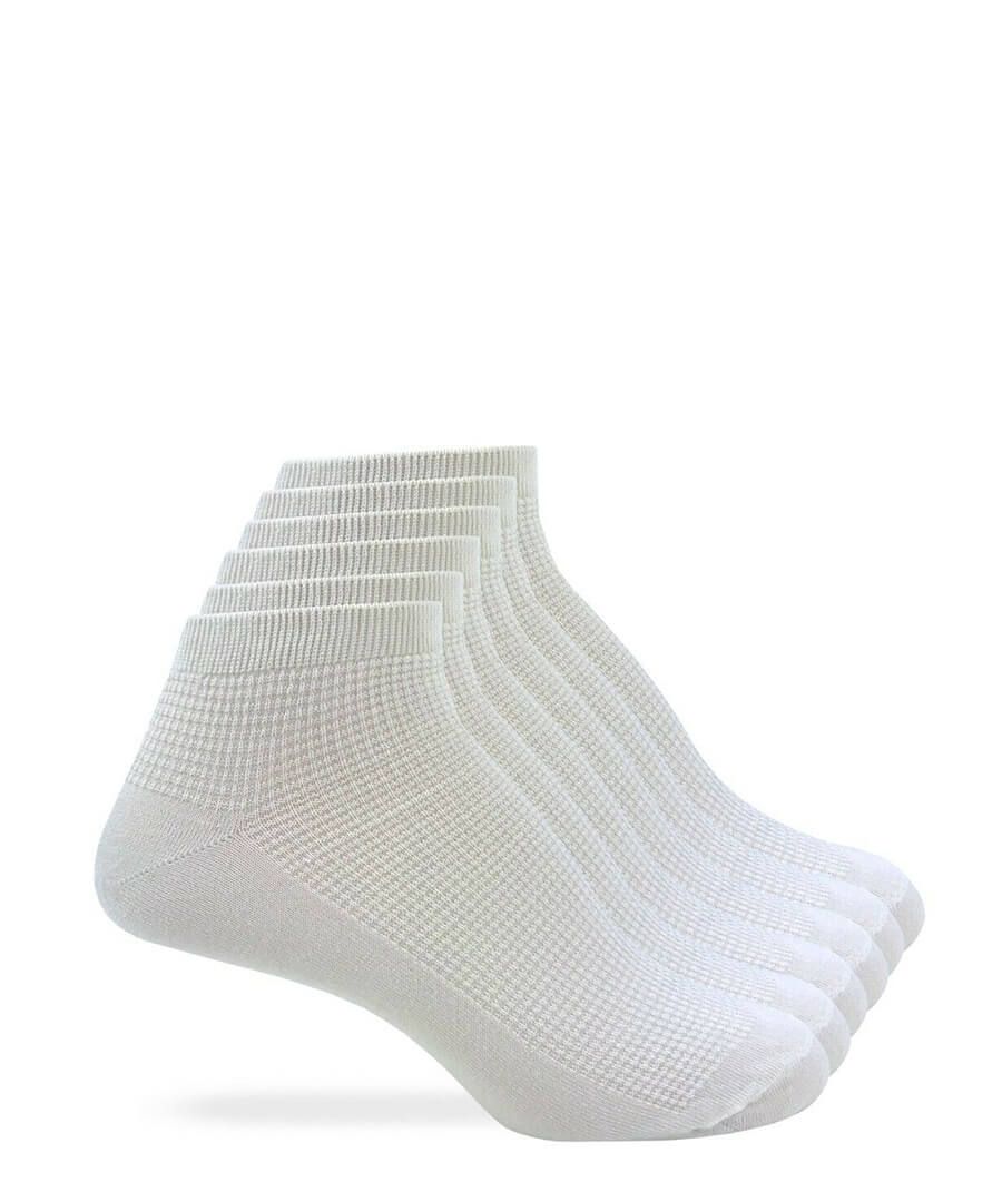 jefferies socks Jefferies Socks Cooling Mesh Vent Rayon Ankle Quarter Socks 6 Pair Pack