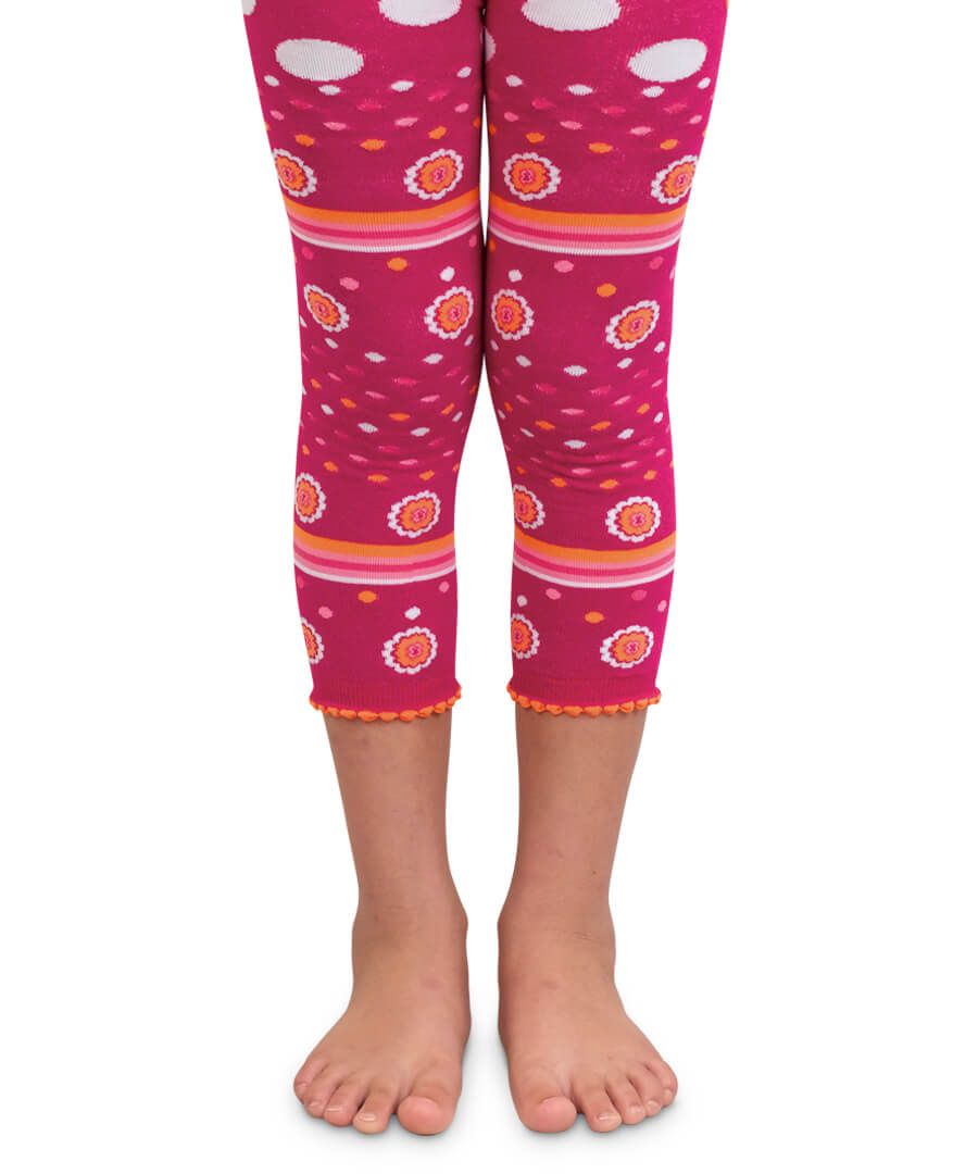 jefferies socks Jefferies Socks Daisy and Polka Dot Crop Tights 1 Pair