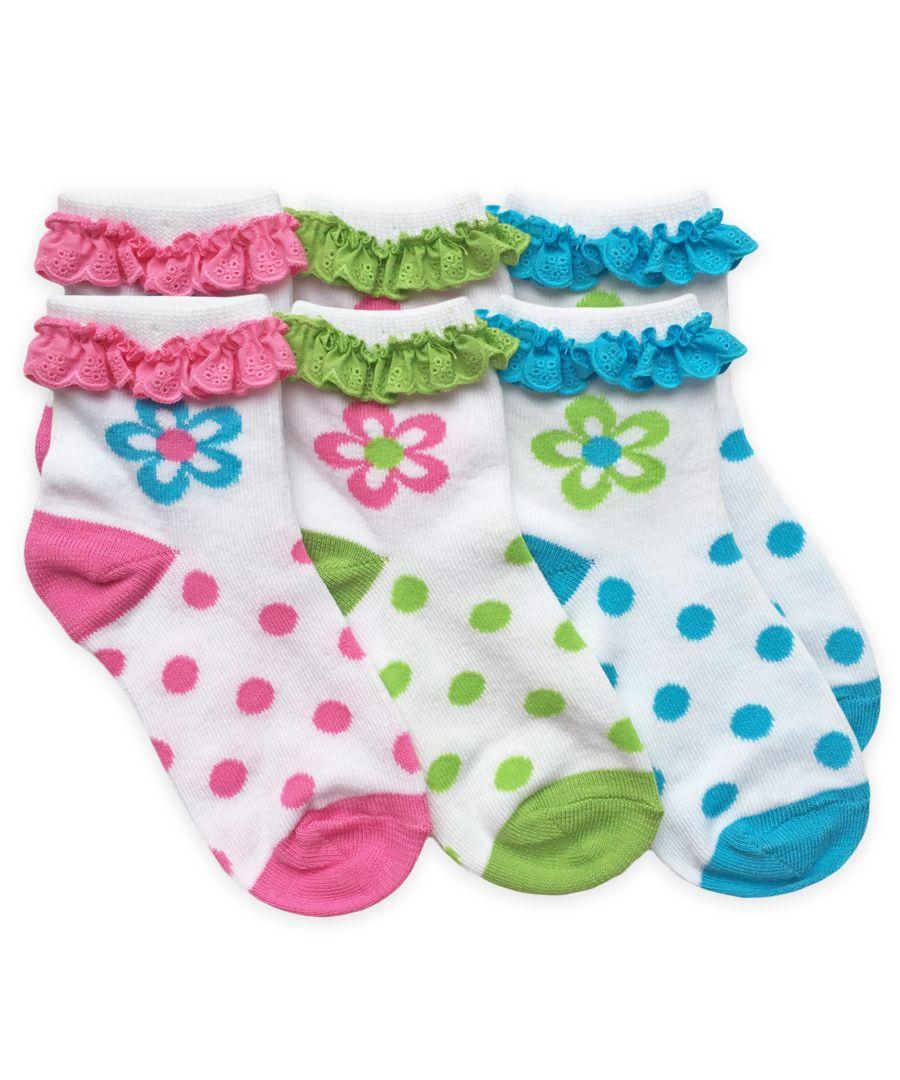 jefferies socks Jefferies Socks Daisy Eyelet Lace Anklet Socks 3 Pair Pack