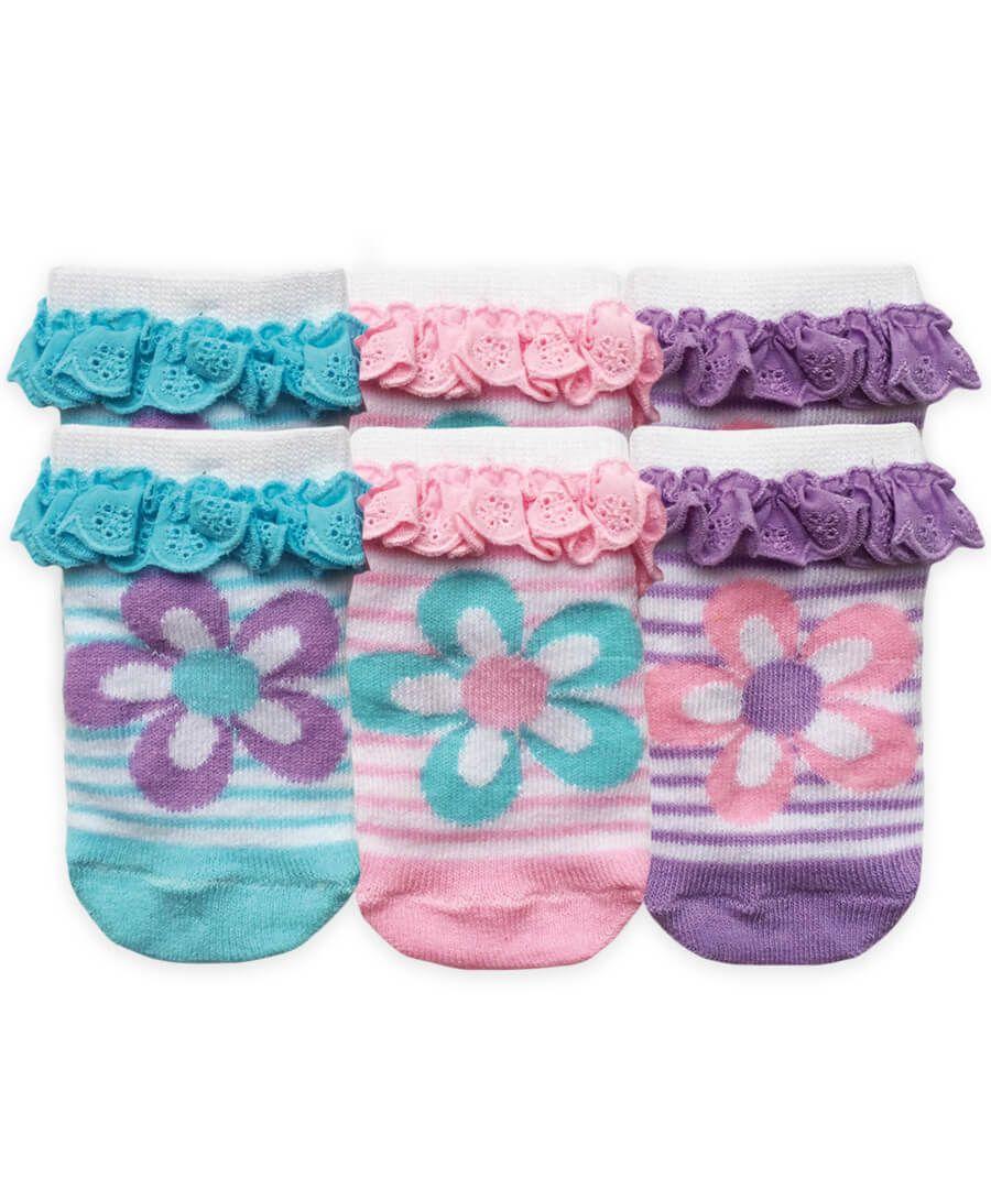 jefferies socks Jefferies Socks Daisy Eyelet Lace Socks 3 Pair Pack