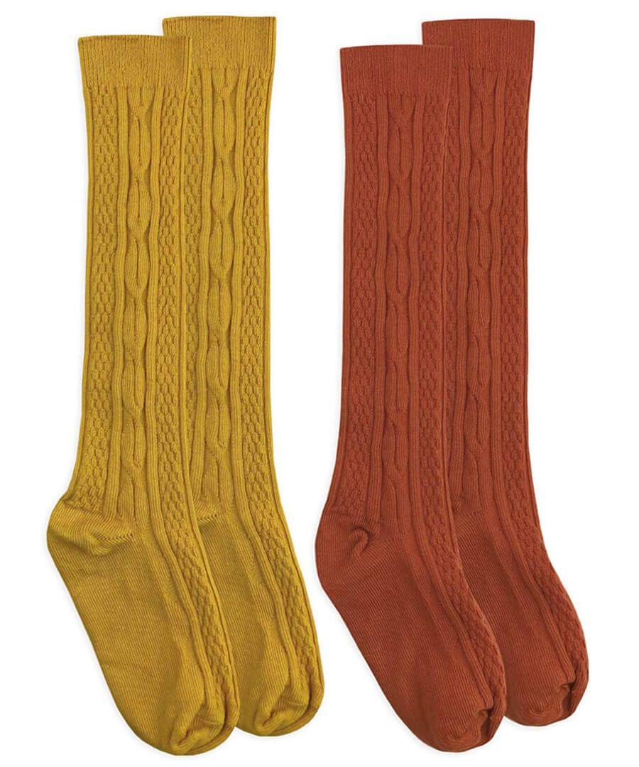 jefferies socks Jefferies Socks Fashion Cable Knee High Socks 2 Pair Pack