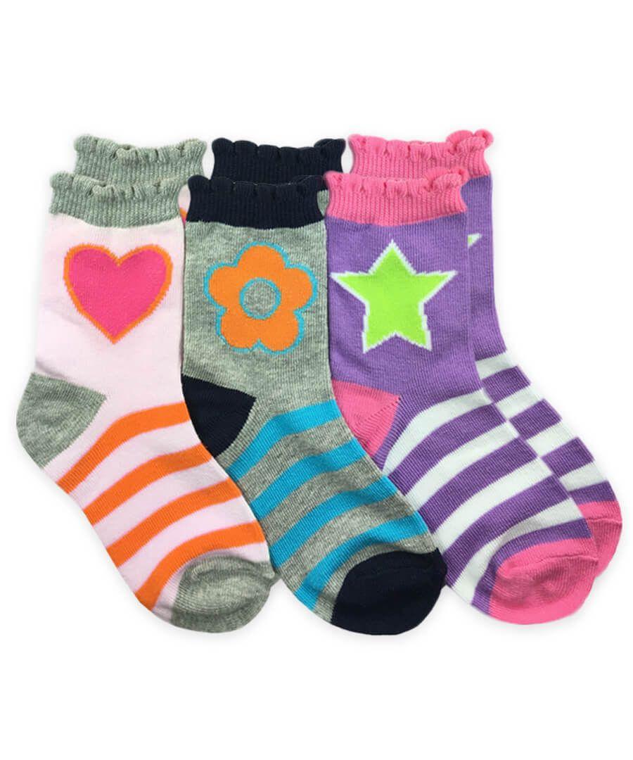 jefferies socks Jefferies Socks Fun Pattern Crew Socks 3 Pair Pack