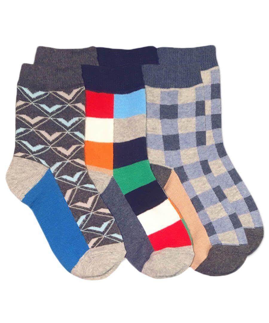 jefferies socks Jefferies Socks Fun Plaid Dress Crew Socks 3 Pair Pack