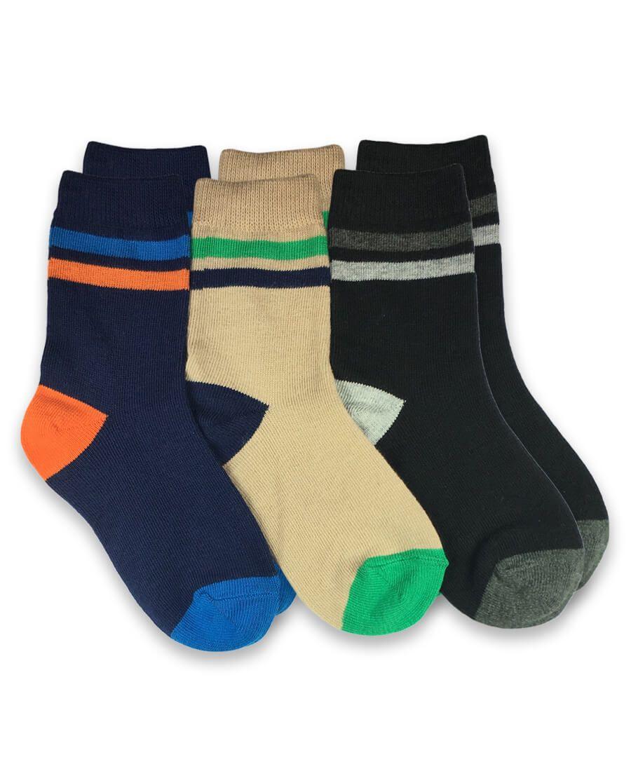jefferies socks Jefferies Socks Multi Stripe Crew Socks 3 Pair Pack