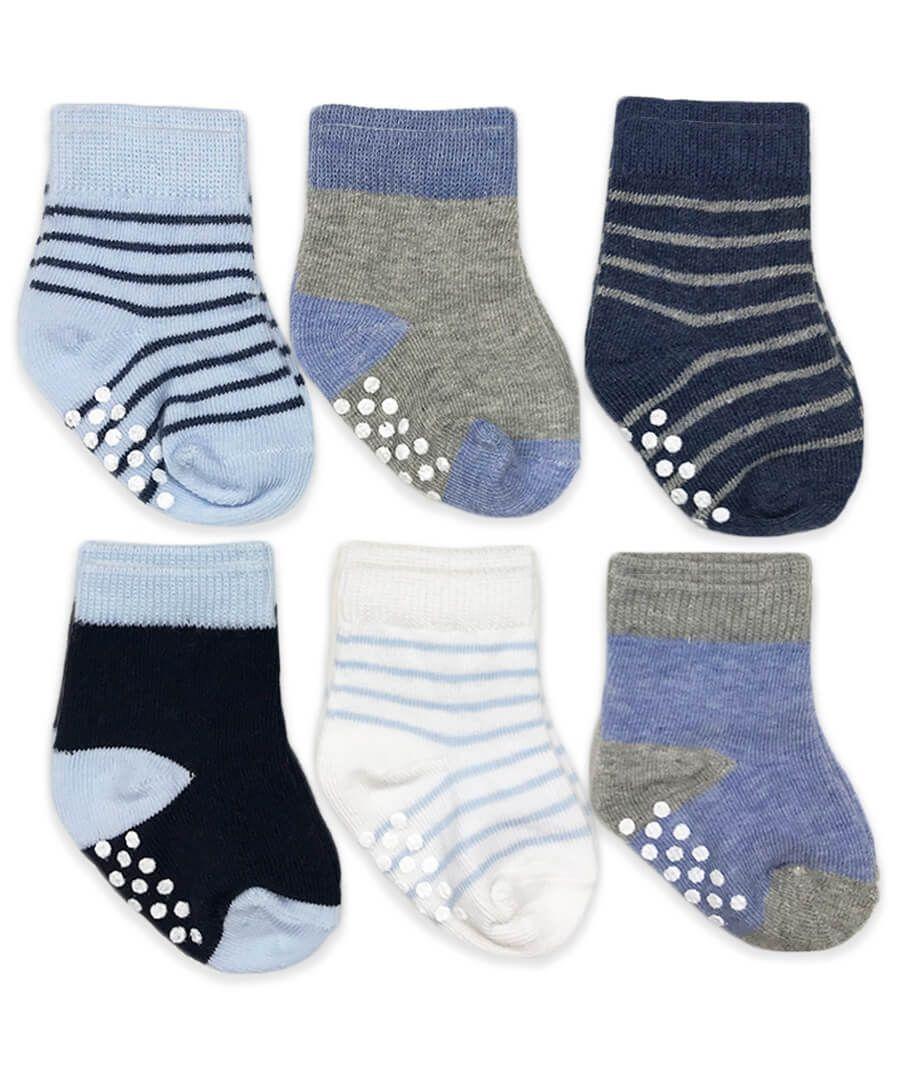 jefferies socks Jefferies Socks Non-Skid Crew Socks 6 Pair Pack