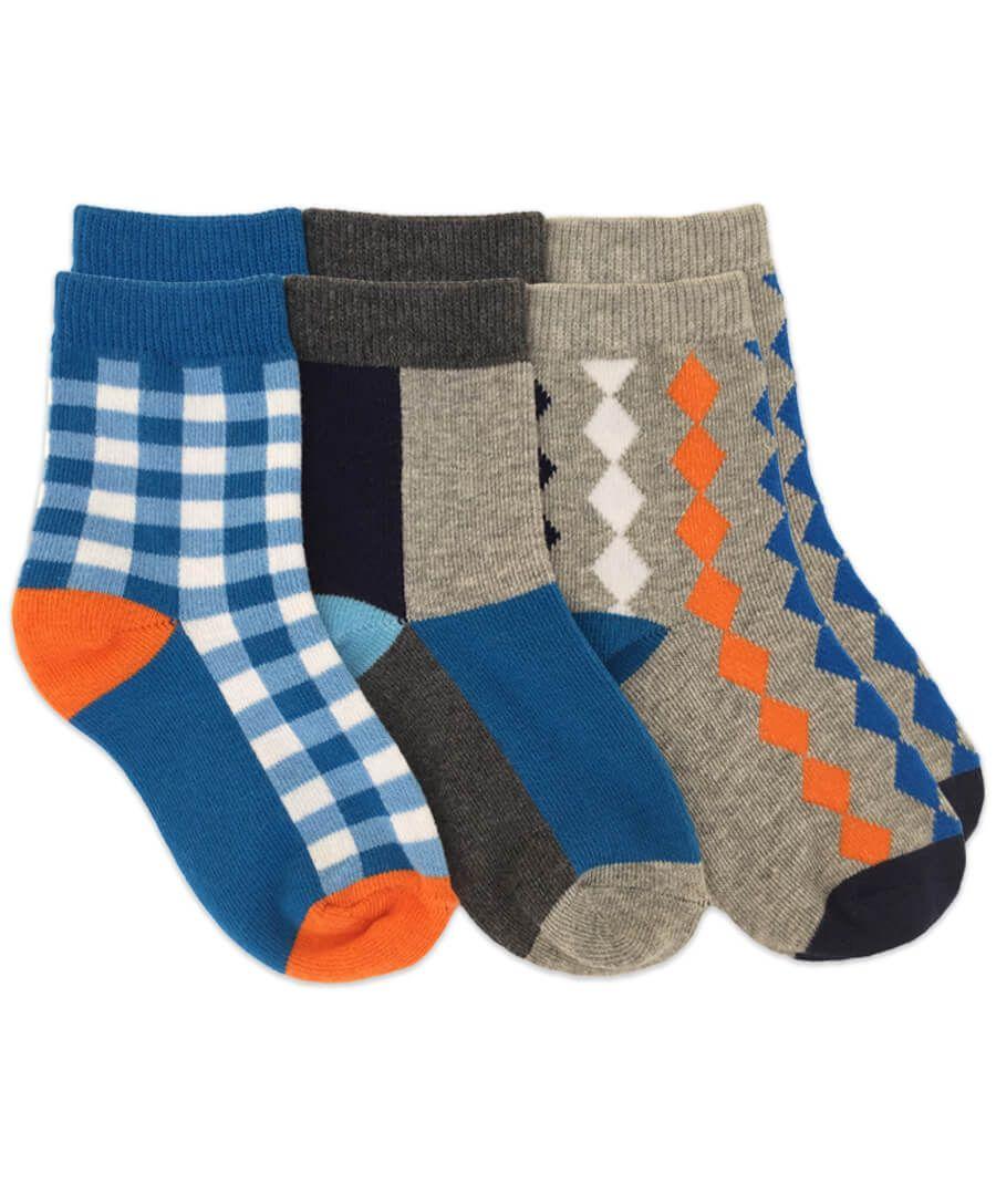 jefferies socks Jefferies Socks Pattern Dress Crew Socks 3 Pair Pack