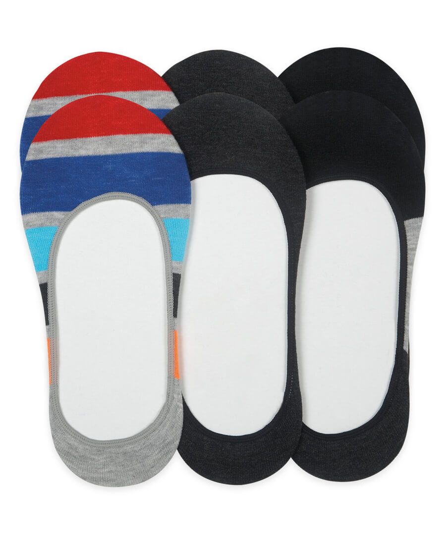 jefferies socks Jefferies Socks Rugby Stripe Footie Socks 3 Pair Pack