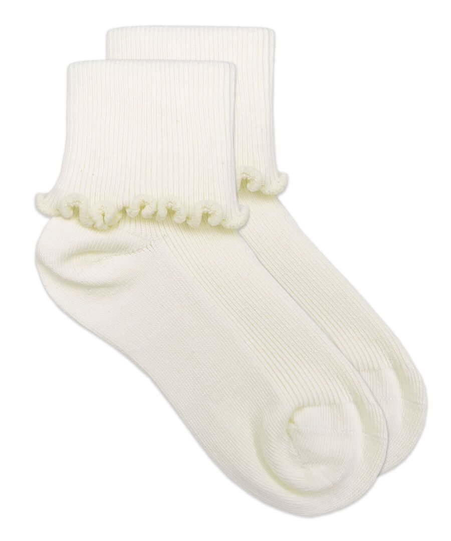 jefferies socks Jefferies Socks Seamless Ripple Edge Turn Cuff Crew Socks 1 Pair