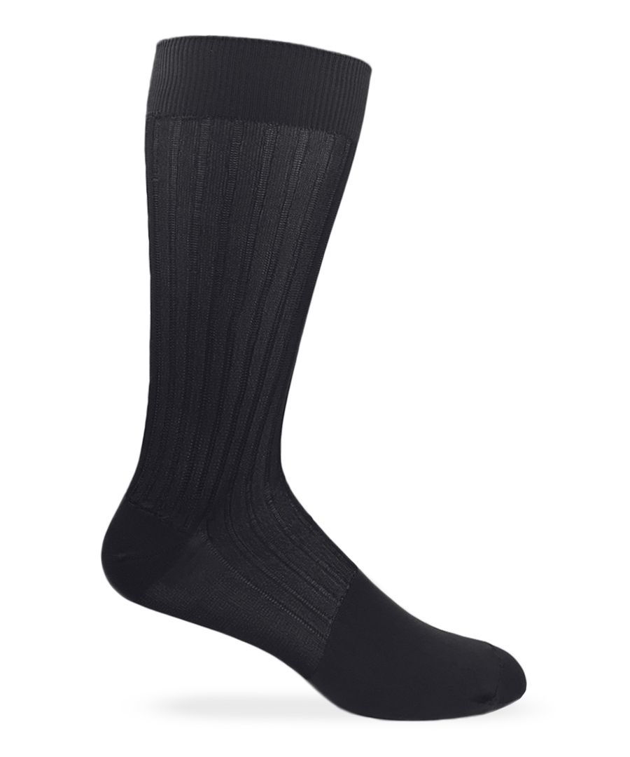 jefferies socks Jefferies Socks Sheer Nylon Thick-n-Thin Over the Calf Dress Socks 1 Pair
