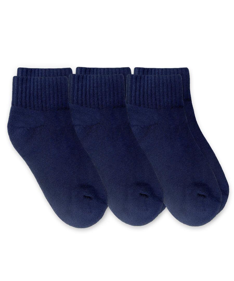 jefferies socks Jefferies Socks Smooth Toe Navy Sport Quarter Socks 3 Pair Pack