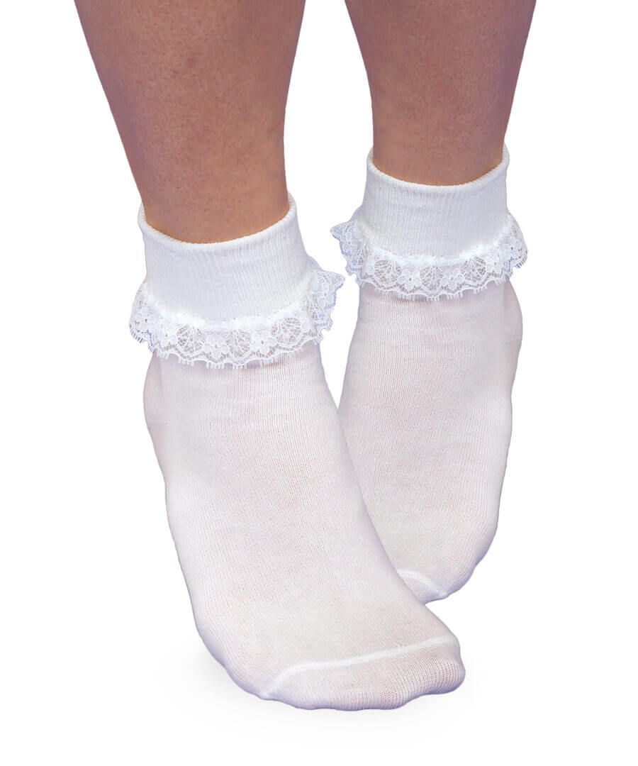 jefferies socks Jefferies Socks Smooth Toe Simplicity Lace Turn Cuff Socks 1 Pair