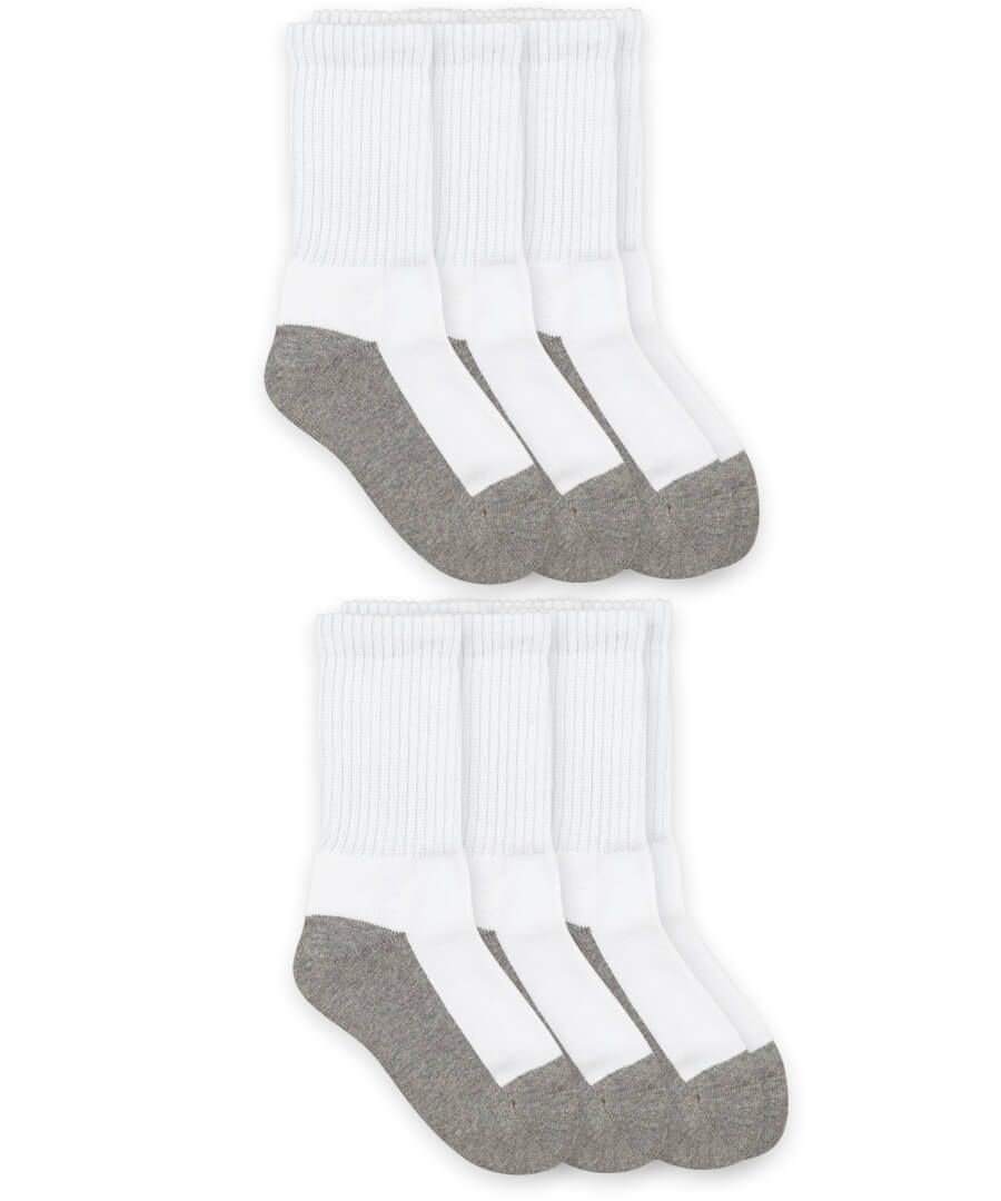 jefferies socks Jefferies Socks Smooth Toe Sport Crew Socks 6 Pair Pack