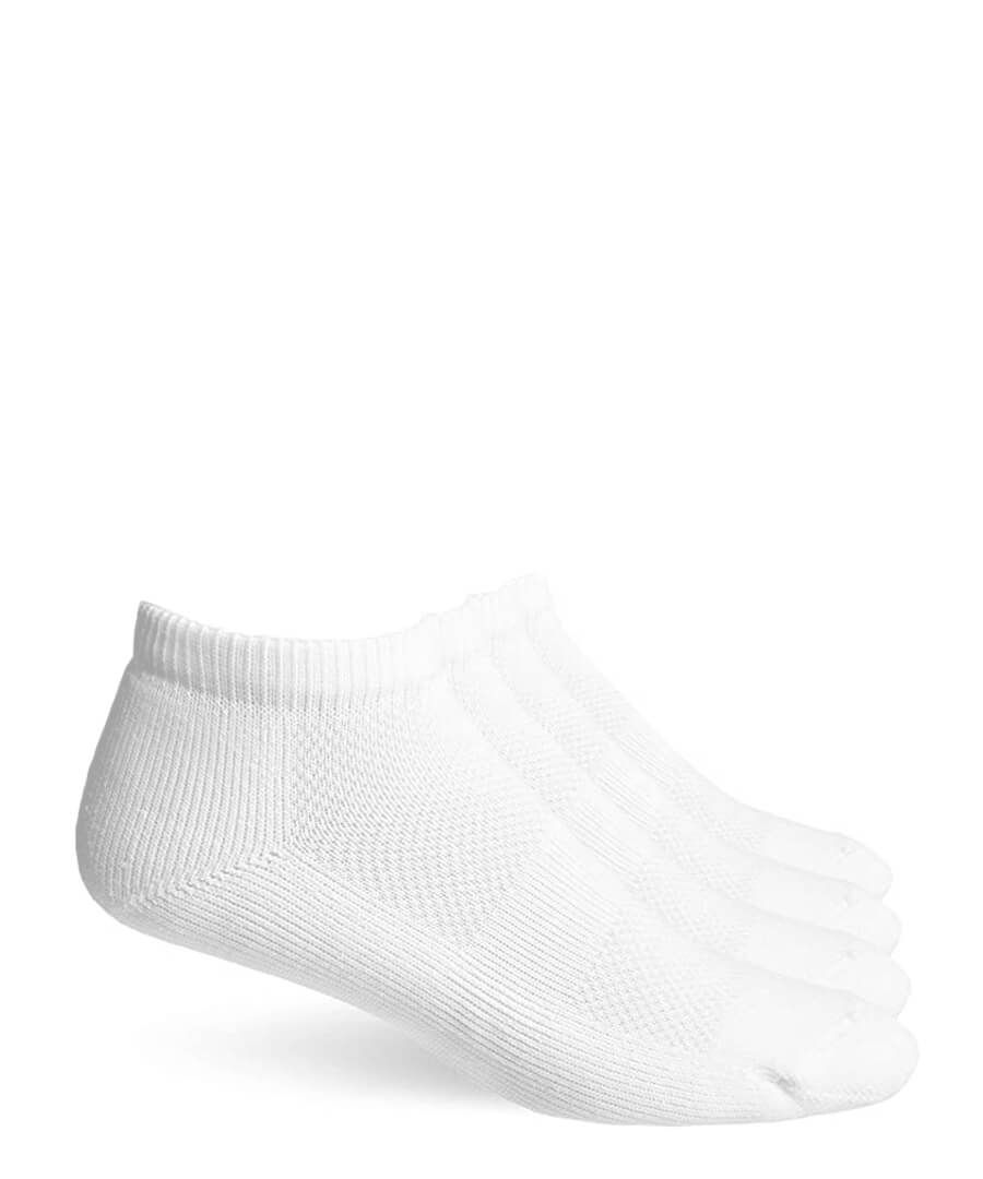 jefferies socks Jefferies Socks Sport Coolmax Mesh Cushion Low Cut Socks 4 Pair Pack