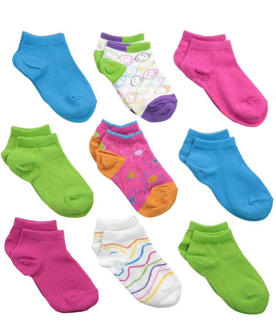 jefferies socks Jefferies Socks Sport Low Cut Pattern Solid Color Liner Socks 9 Pair Pack