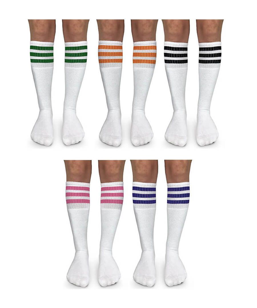 jefferies socks Jefferies Socks Stripe Knee High Tube Socks 5 Pair Pack BUY 1 GET 1 FREE