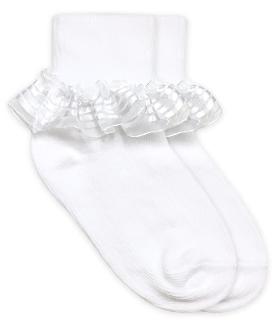 jefferies socks Jefferies Socks Stripe Lace Turn Cuff Socks 1 Pair