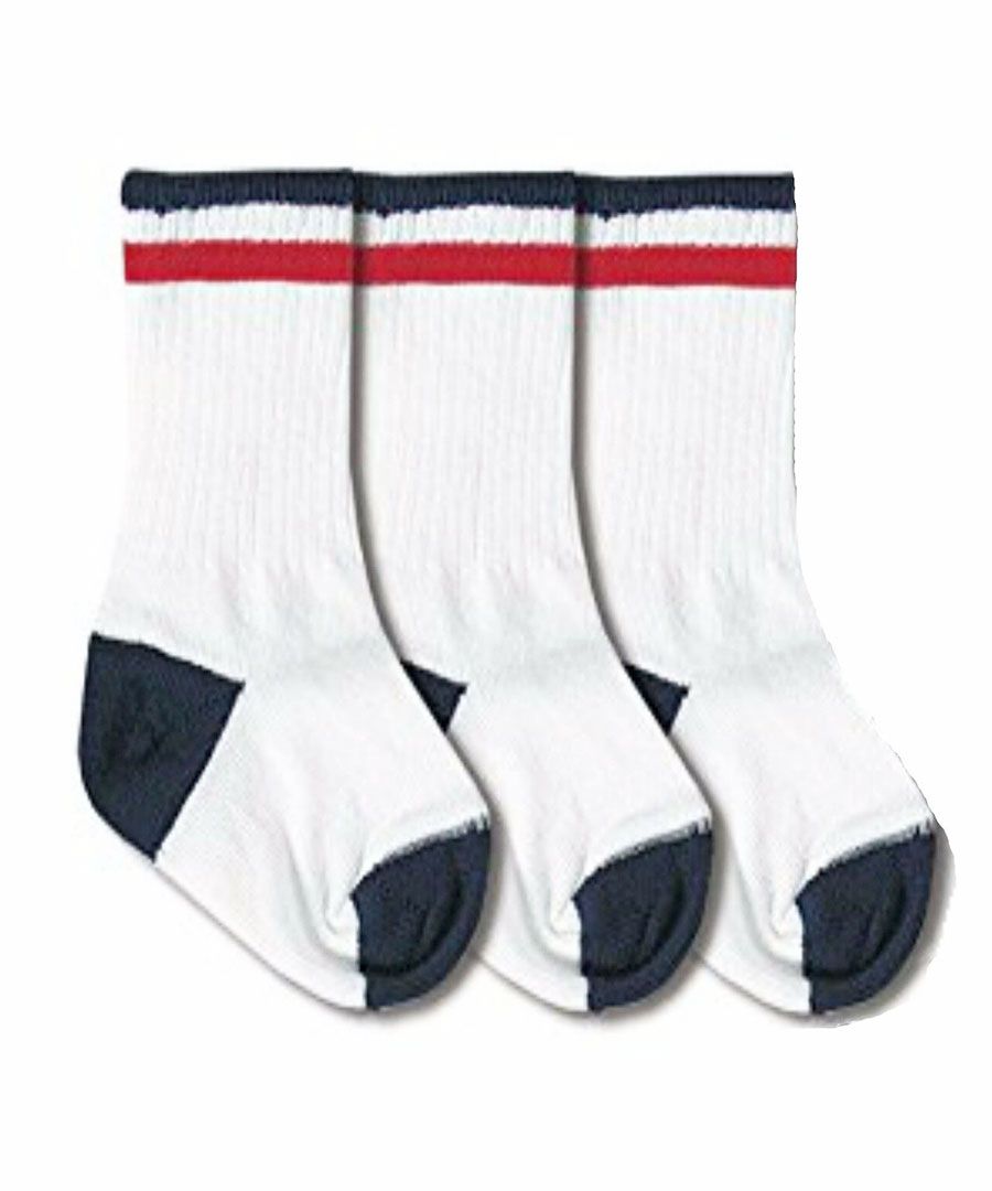 jefferies socks Jefferies Socks Stripe Ribbed Crew Socks 3 Pair Pack