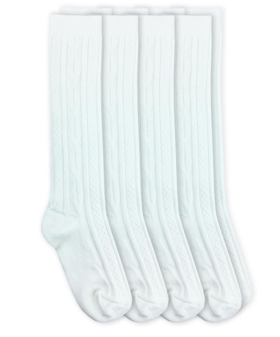 jefferies socks Jefferies Socks Uniform Acrylic Cable Knee High Socks 4 Pair Pack